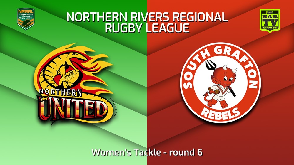 230525-Northern Rivers round 6 - Women's Tackle - Northern United v South Grafton Rebels Slate Image