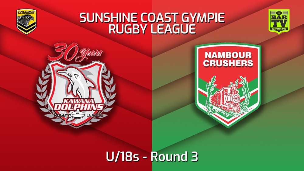 220423-Sunshine Coast RL Round 3 - U/18s - Kawana Dolphins v Nambour Crushers Slate Image