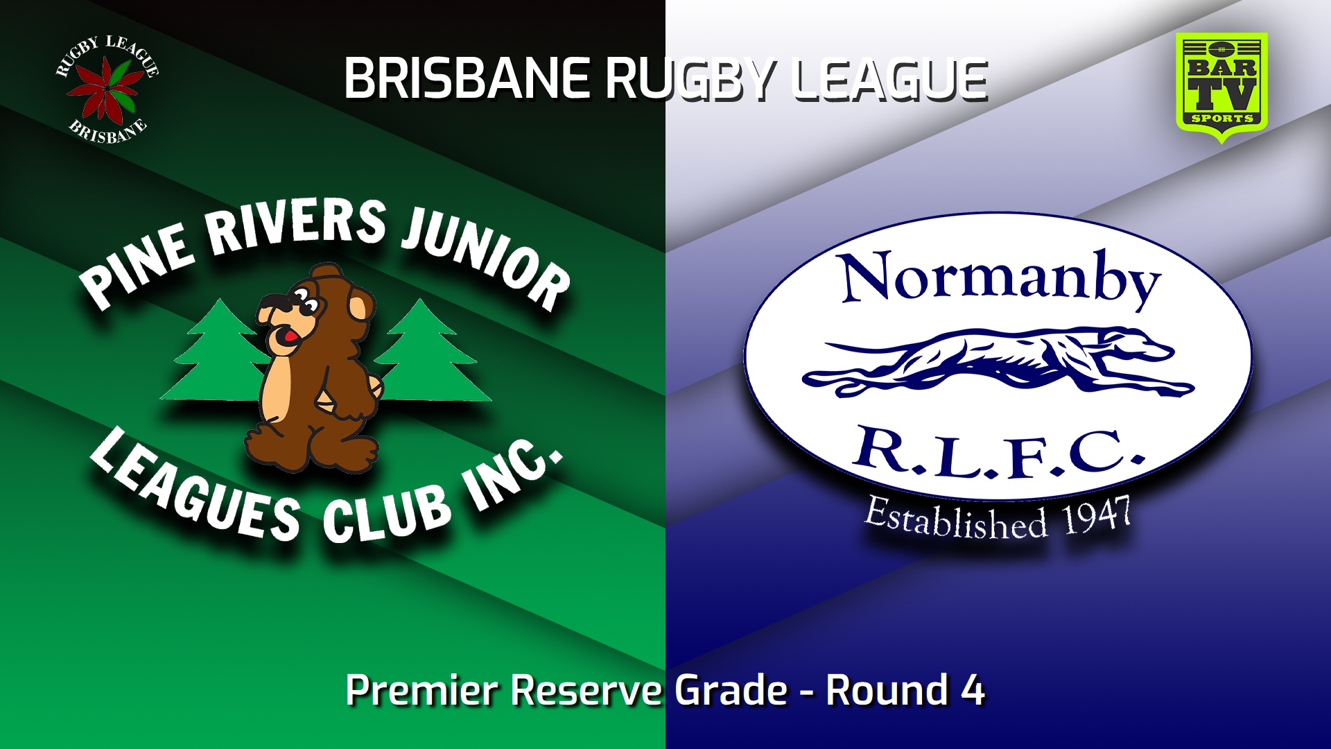 230415-BRL Round 4 - Premier Reserve Grade - Pine Rivers Bears v Normanby Hounds Slate Image