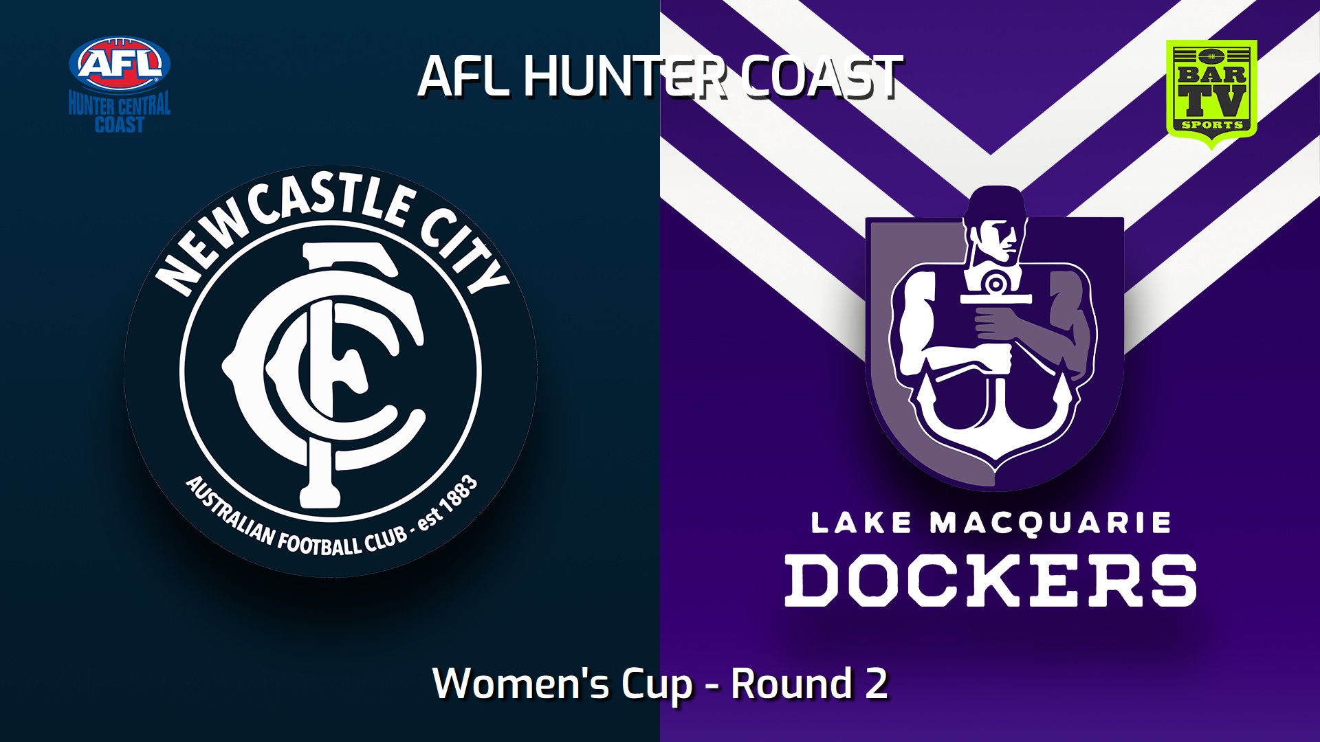 230429-AFL Hunter Central Coast Round 2 - Women's Cup - Newcastle City  v Lake Macquarie Dockers Slate Image