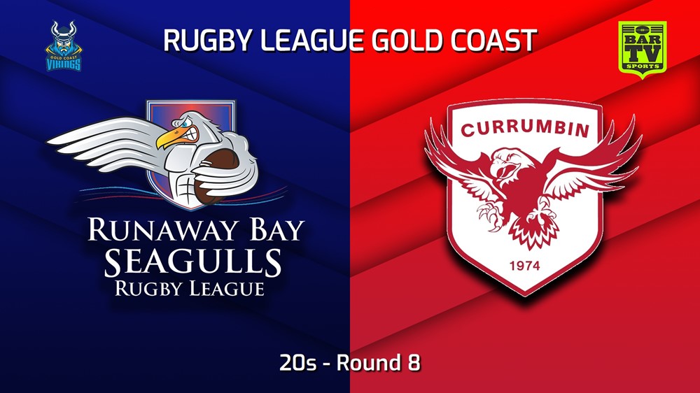 230618-Gold Coast Round 8 - 20s - Runaway Bay Seagulls v Currumbin Eagles Slate Image