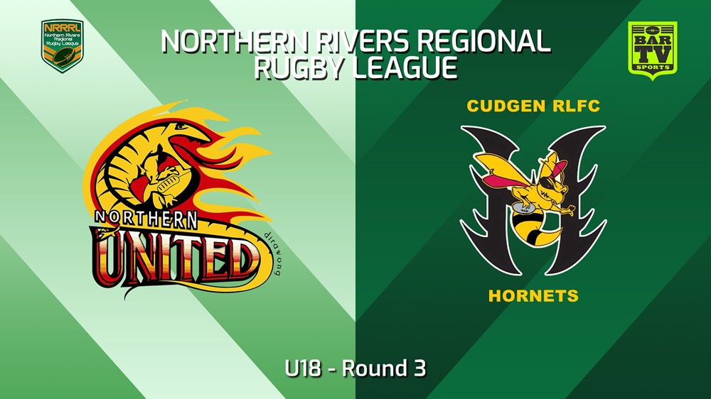 240421-video-Northern Rivers Round 3 - U18 - Northern United v Cudgen Hornets Slate Image