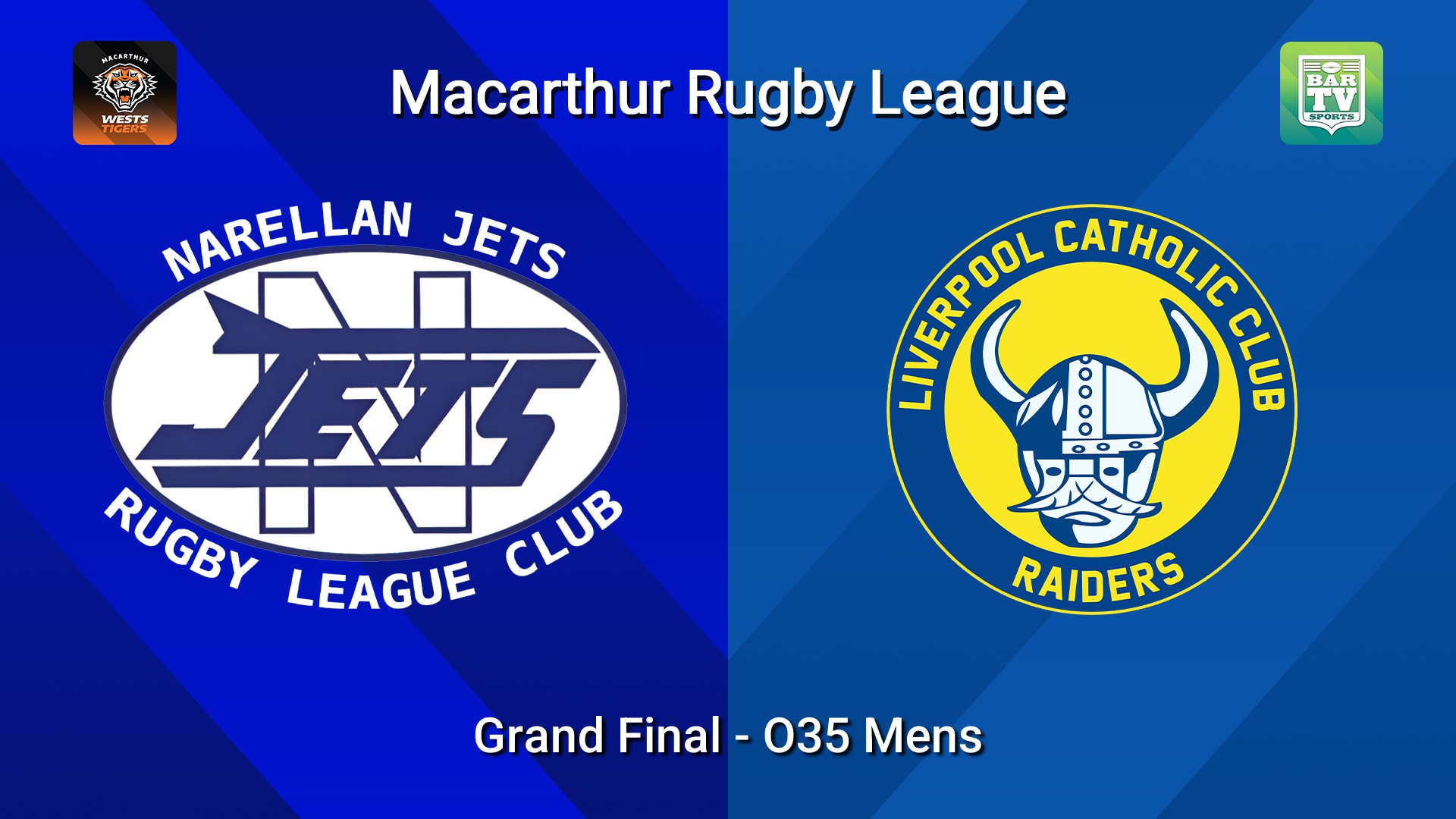 260913-video-Macarthur RL Grand Final - O35 Mens - Narellan Jets v Liverpool Catholic Club Raiders Slate Image