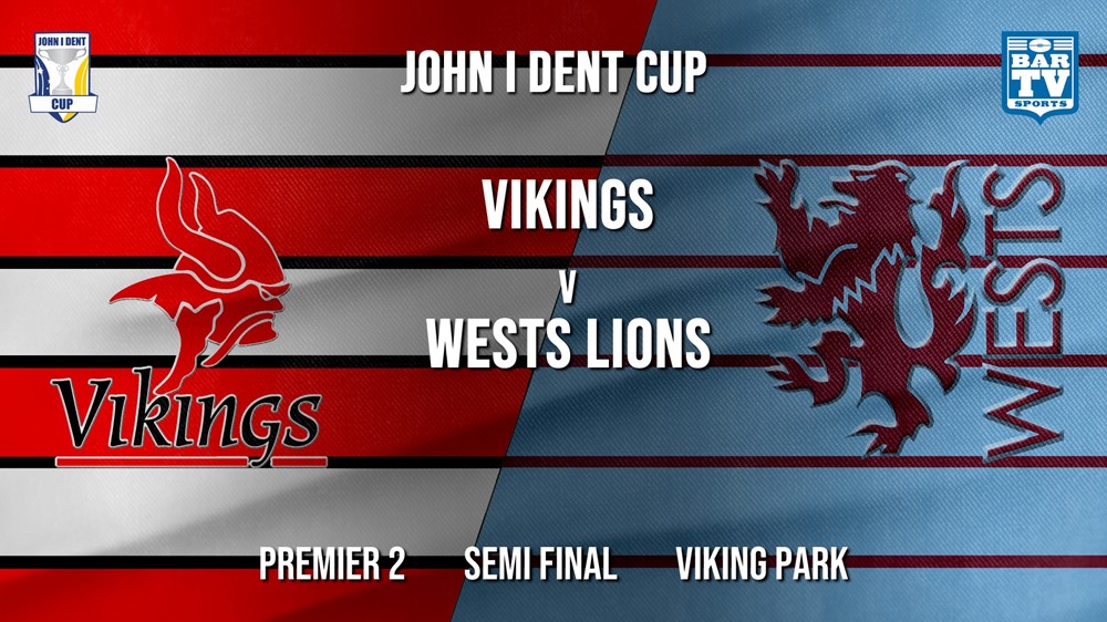 John I Dent Semi Final - Premier 2 - Tuggeranong Vikings v Wests Lions Slate Image