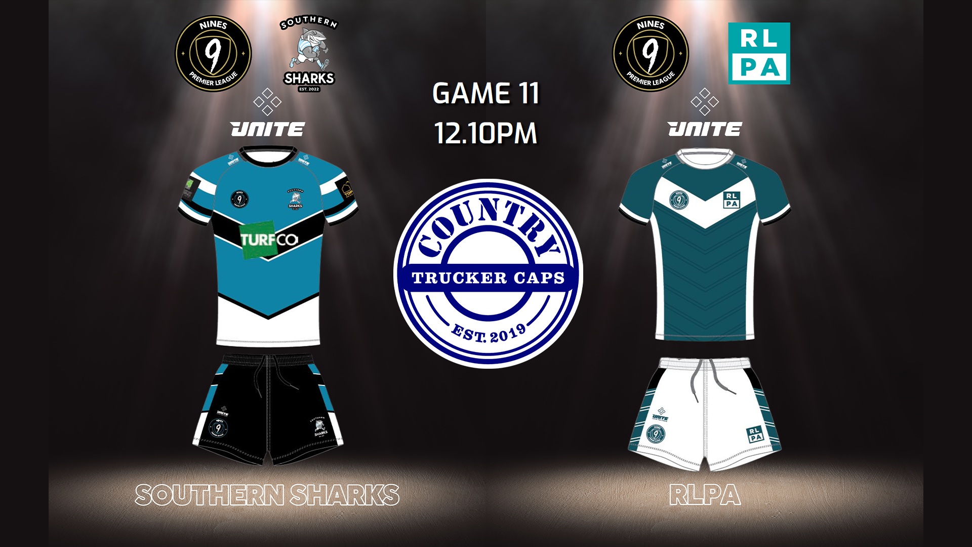 240126-Nines Premier League Game 11 - GxL Pool - Southern Sharks v RLPA Slate Image