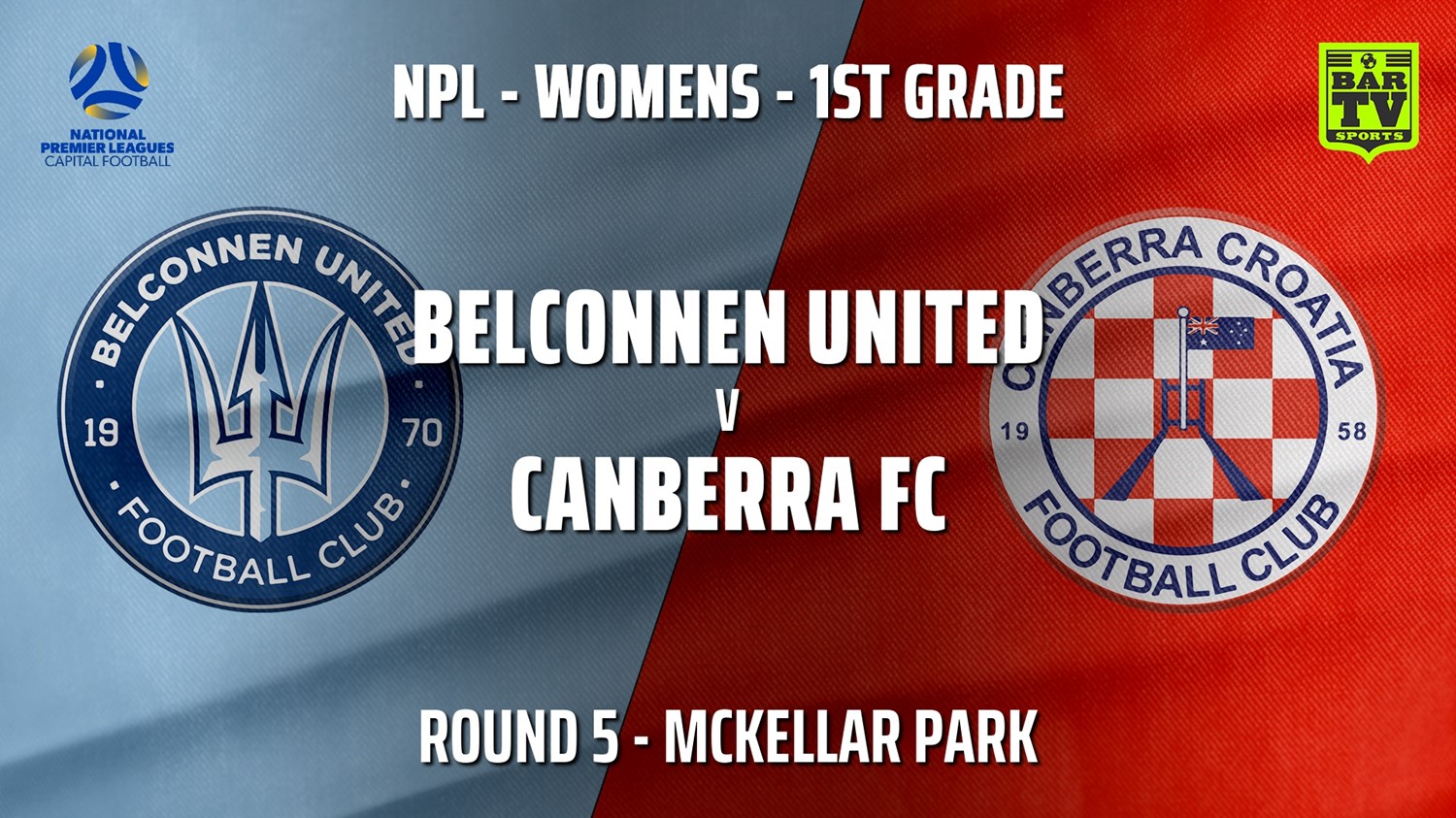 210509-NPLW - Capital Round 5 - Belconnen United (women) v Canberra FC (women) Slate Image