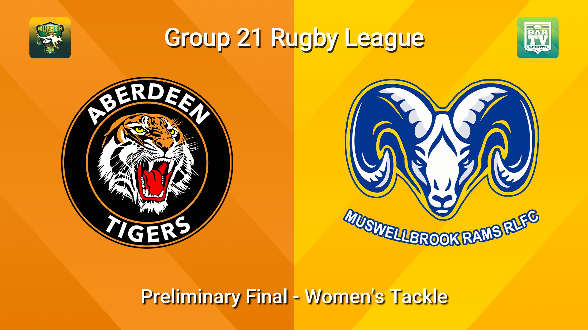 260830-video-Group 21 Rugby League Preliminary Final - Women's Tackle - Aberdeen Tigers v Muswellbrook Rams Slate Image
