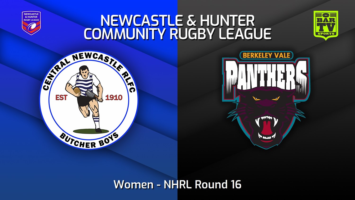 MINI GAME: NHRL NHRL Round 16 - Women - Central Newcastle v Berkeley Vale Panthers Slate Image