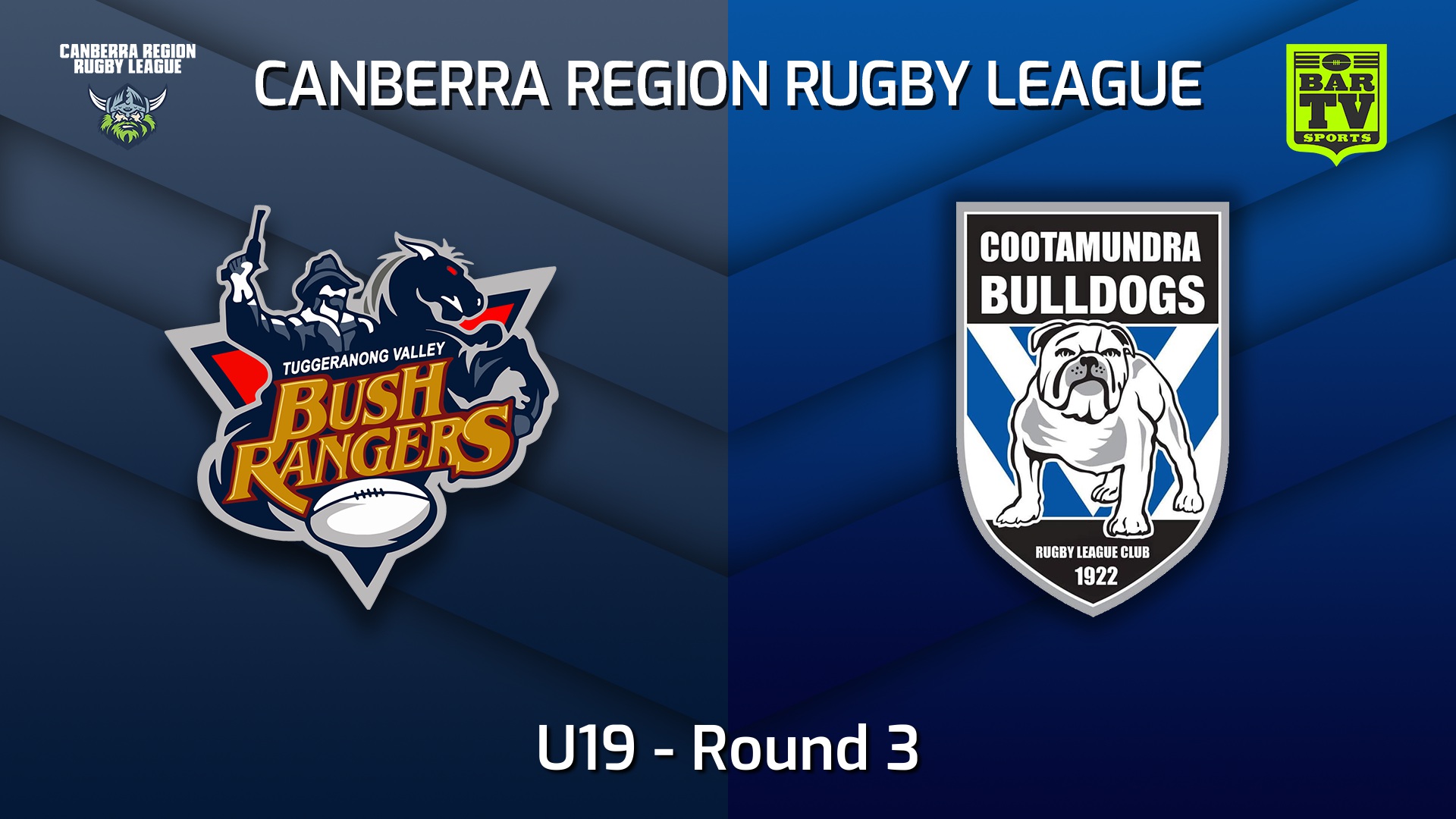 Canberra Round 3 - U19 - Tuggeranong Bushrangers v Cootamundra Bulldogs ...