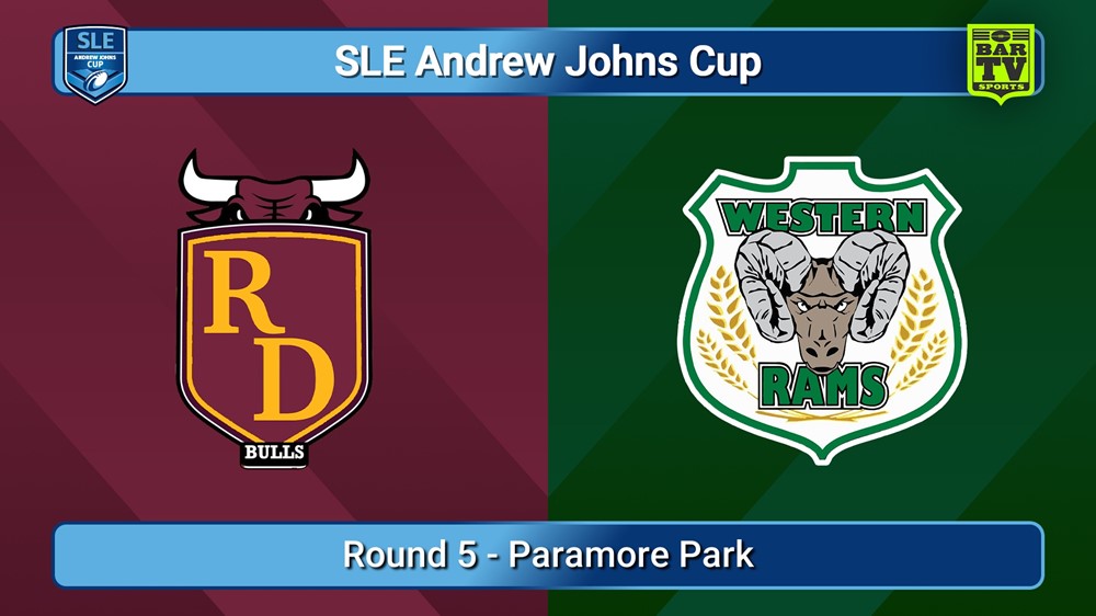 250309-video-SLE Andrew Johns Cup Round 5 - Riverina Bulls v Western Rams Slate Image