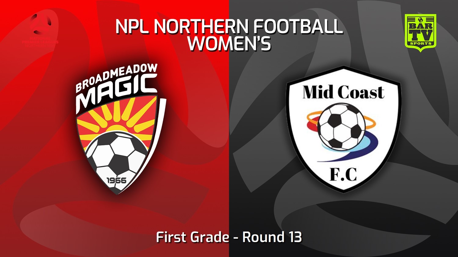 MINI GAME: NNSW NPLW Round 13 - Broadmeadow Magic FC W v Mid Coast FC W Slate Image