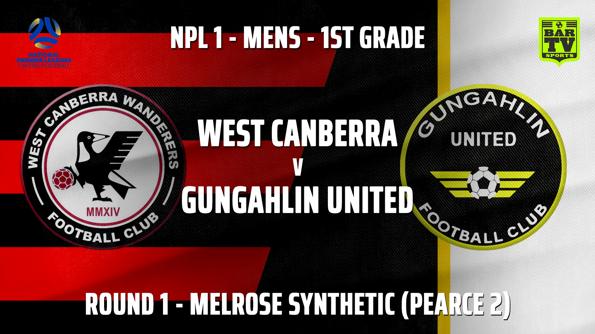 NPL - CAPITAL Round 1 - Woden-Weston FC v Gungahlin United FC Slate Image