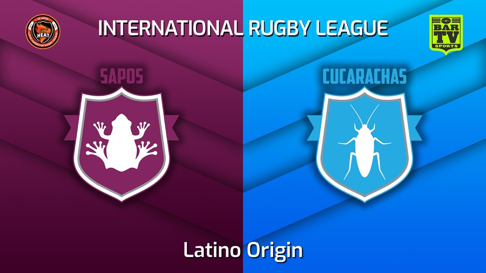 220521-International RL Latino Origin - Queensland Sapos v New South Wales Cucarachas Minigame Slate Image