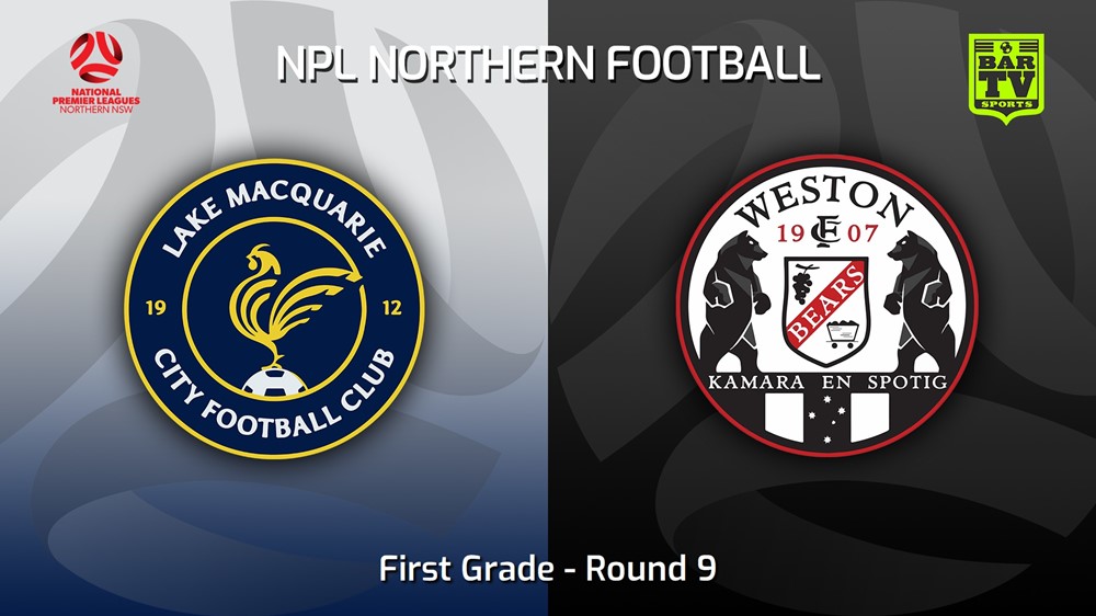 230430-NNSW NPLM Round 9 - Lake Macquarie City FC v Weston Workers FC Slate Image