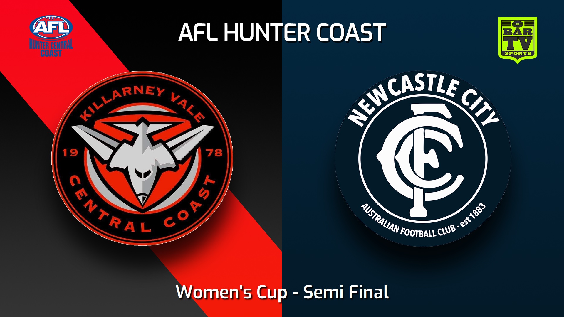 230902-AFL Hunter Central Coast Semi Final - Women's Cup - Killarney Vale Bombers v Newcastle City  Slate Image