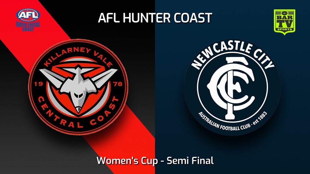 230902-AFL Hunter Central Coast Semi Final - Women's Cup - Killarney Vale Bombers v Newcastle City  Slate Image