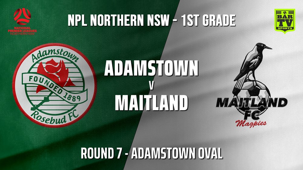 210515-NPL - NNSW Round 7 - Adamstown Rosebud FC v Maitland FC Slate Image