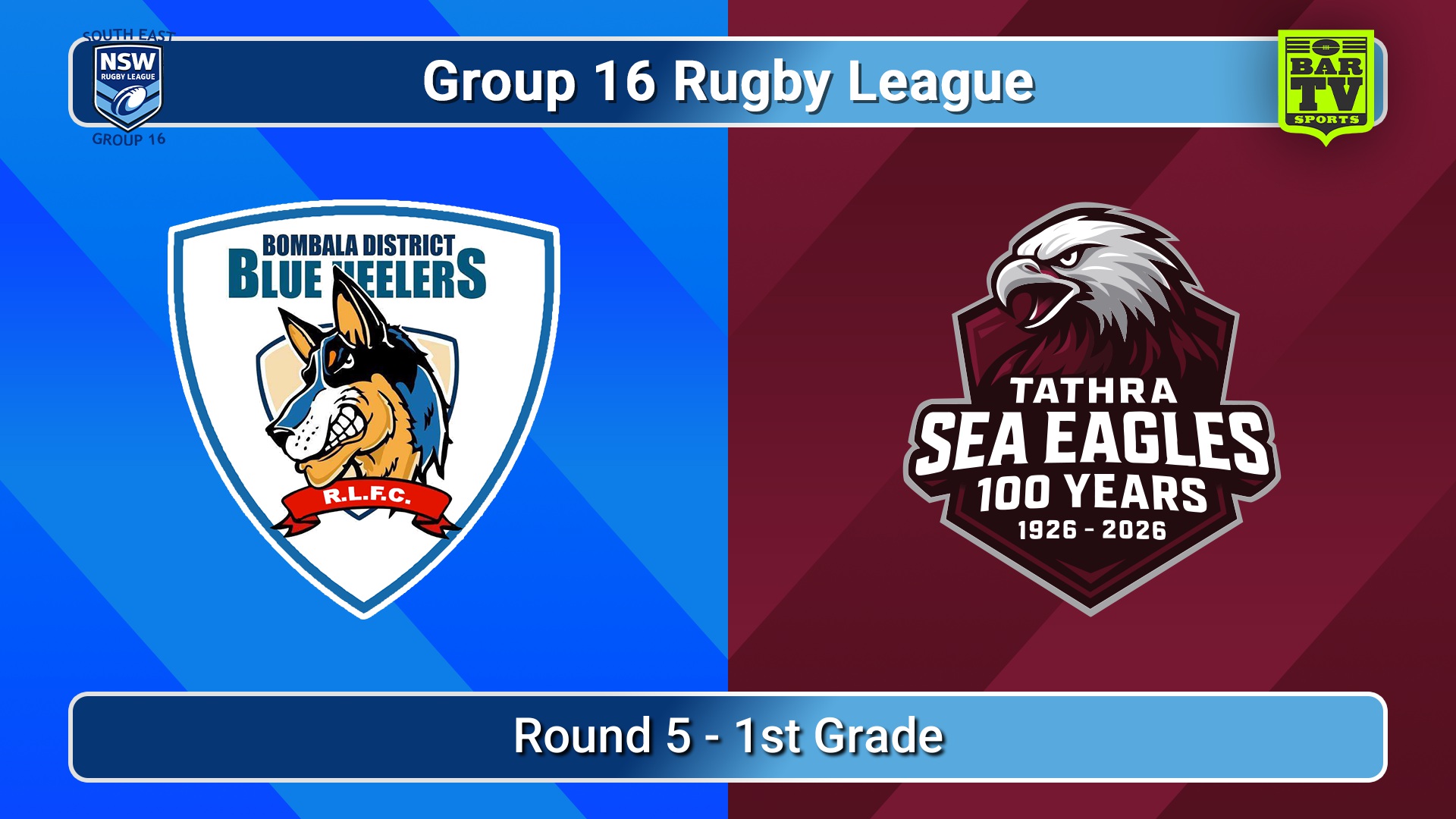 260523-video-Group 16 Rugby League  Round 5 - 1st Grade - Bombala Blue Heelers v Tathra Sea Eagles Slate Image