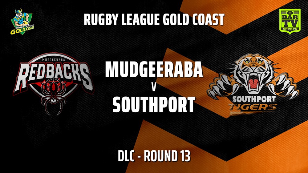 210912-Gold Coast Round 13 - DLC - Mudgeeraba Redbacks v Southport Tigers Slate Image