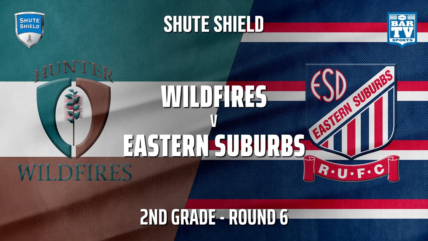 MINI GAME: Shute Shield Round 6 - 2nd Grade - Hunter Wildfires v Eastern Suburbs Sydney Slate Image