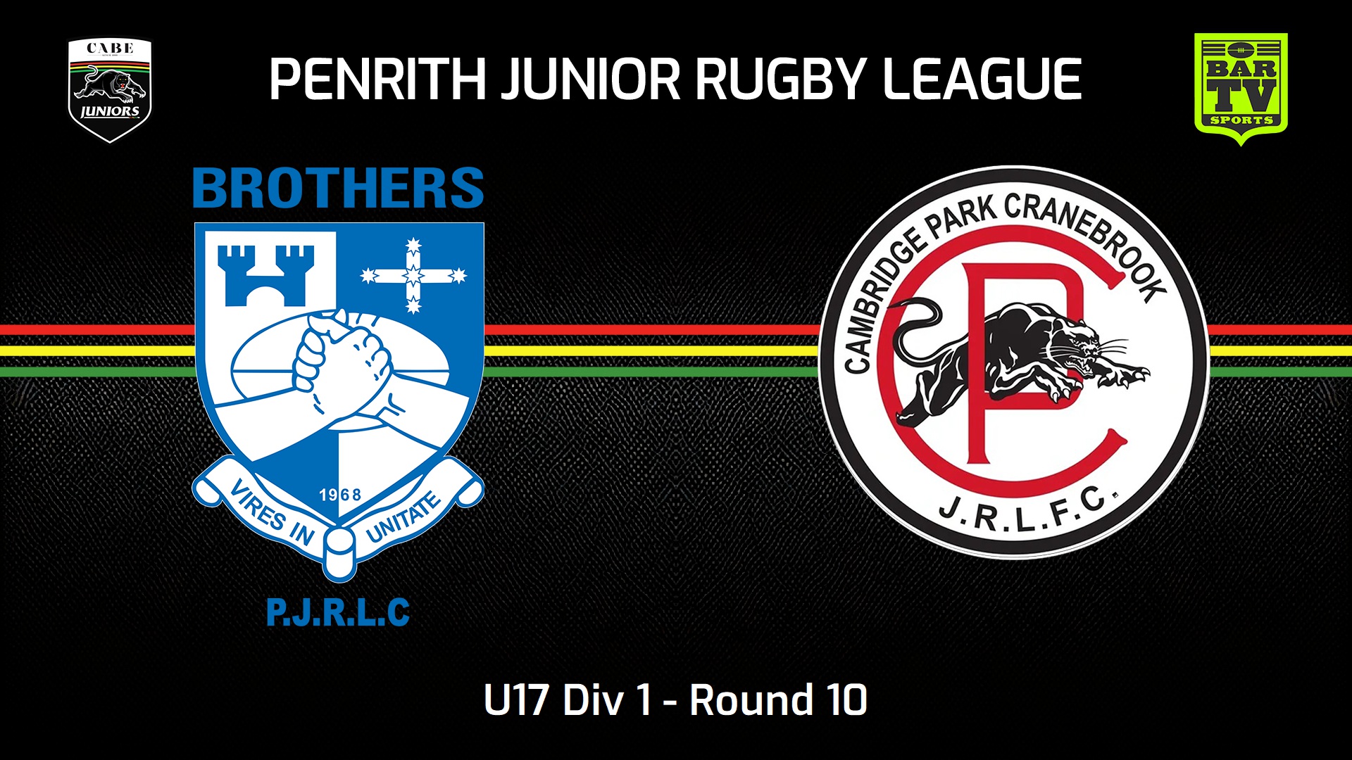 240622-video-Penrith & District Junior Rugby League Round 10 - U17 Div 1 - Brothers v Cambridge Park Slate Image