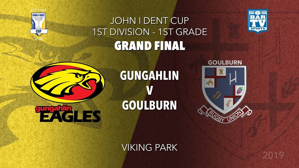 John I Dent Gungahlin Eagles v Goulburn Rugby Union Slate Image
