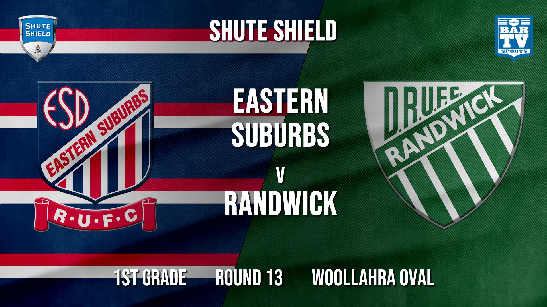 Shute Shield Round 13 - 1st Grade - Eastern Suburbs Sydney v Randwick Slate Image