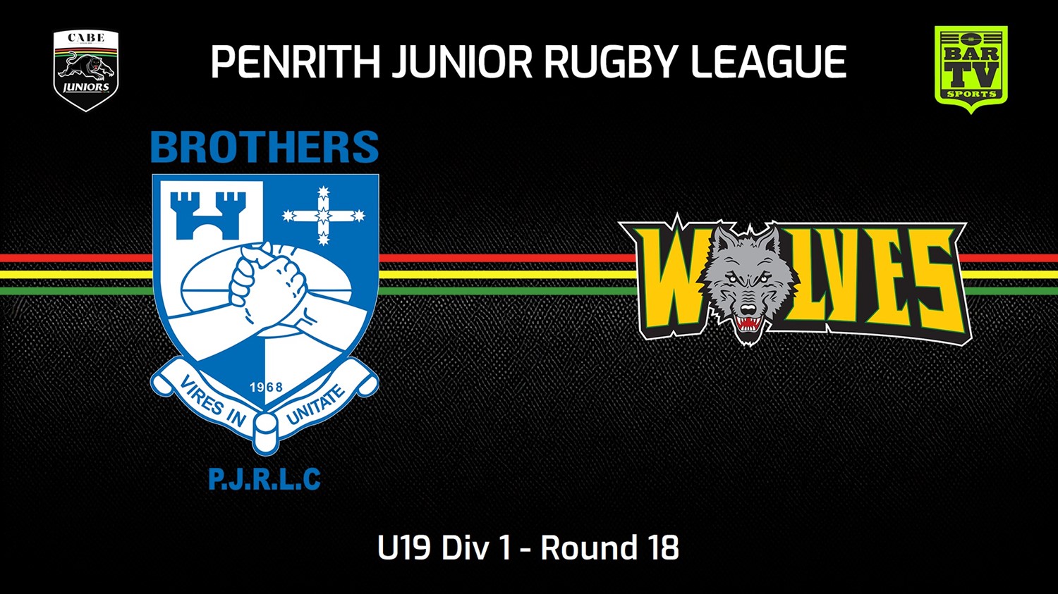 240420-video-Penrith & District Junior Rugby League Round 18 - U19 Div 1 - Brothers v Windsor Wolves Slate Image