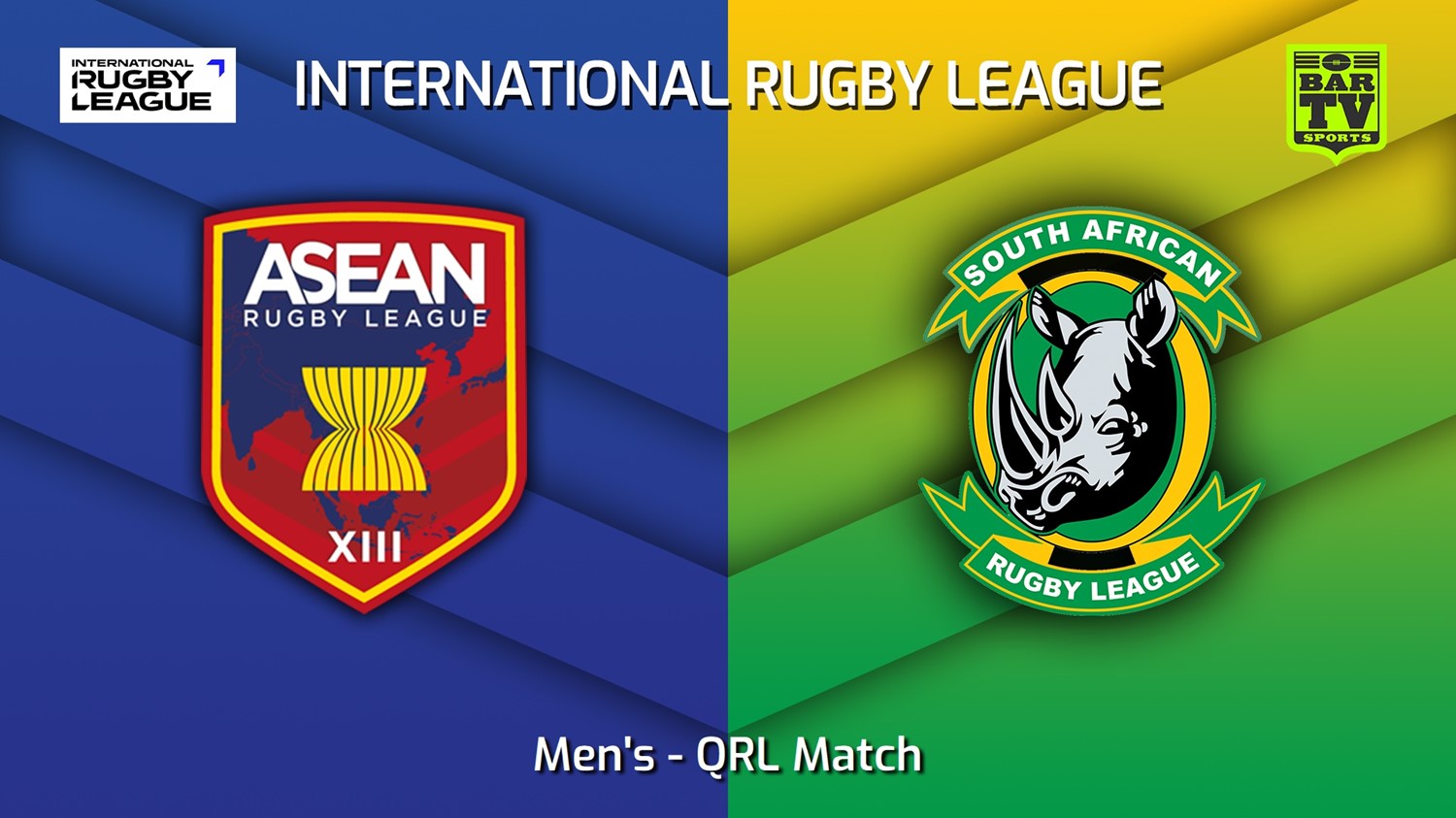 230722-International RL QRL Match - Men's - ASEAN XIII v South Africa A Minigame Slate Image