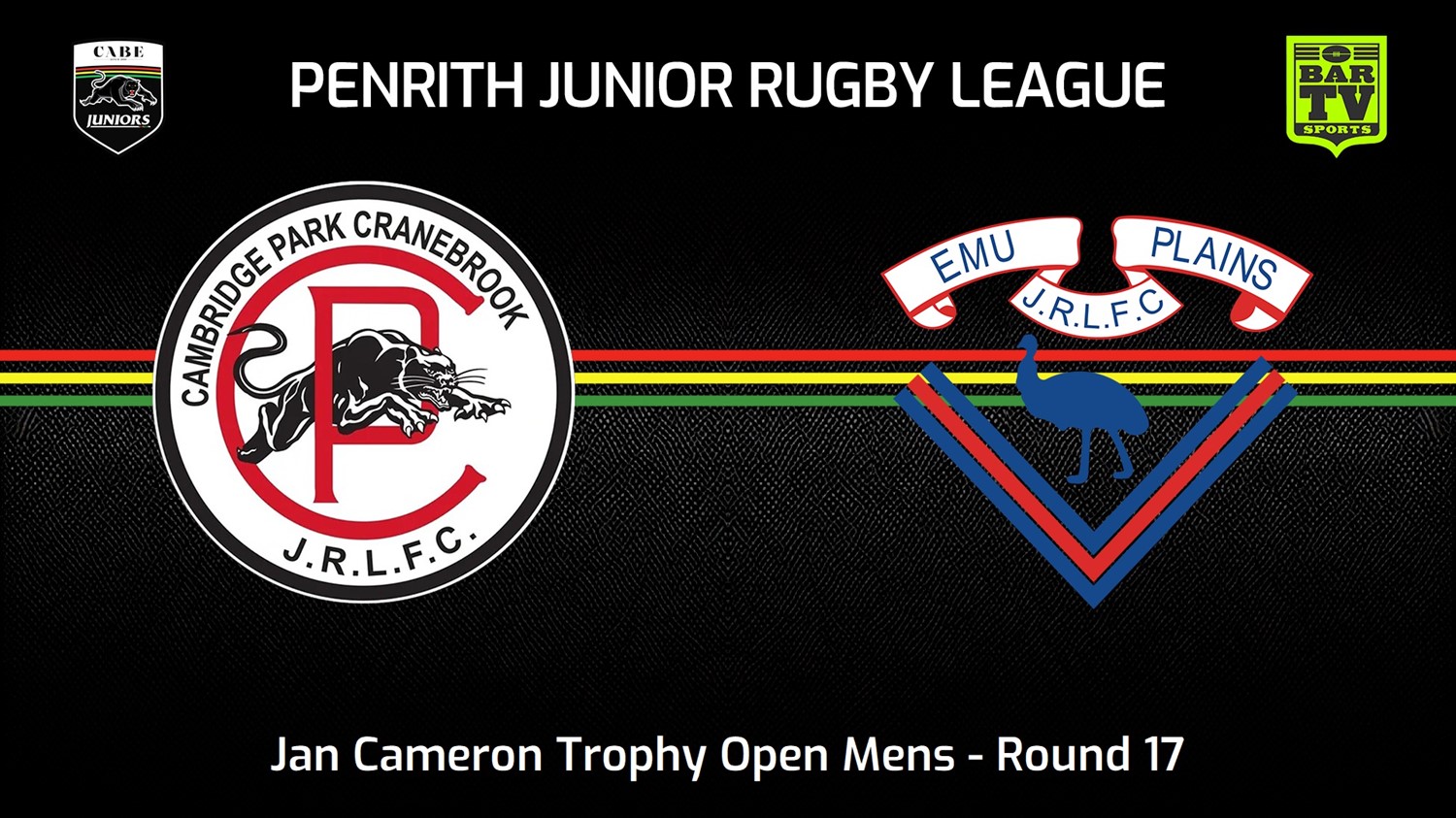 240712-video-Penrith & District Junior Rugby League Round 17 - Jan Cameron Trophy Open Mens - Cambridge Park v Emu Plains RLFC Slate Image