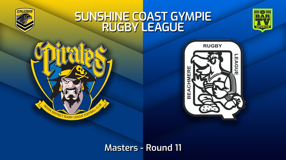 220702-Sunshine Coast RL Round 11 - Masters - Noosa Pirates v Beachmere Pelicans Slate Image