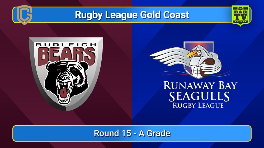 250809-video-Gold Coast Round 15 - A Grade - Burleigh v Runaway Bay Seagulls Slate Image