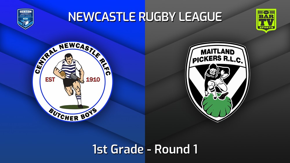 220327-Newcastle Round 1 - 1st Grade - Central Newcastle v Maitland Pickers Slate Image