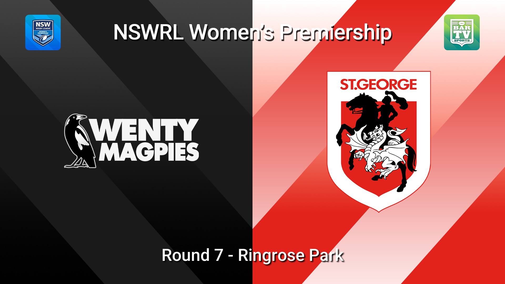 260726-video-NSW Women's Premiership Round 7 - Wentworthville Magpies  v St George DRLFC Slate Image