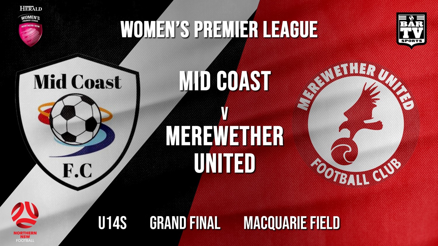 Herald Women’s Premier League Grand Final - U14s - Mid Coast v Merewether United (Womens) Minigame Slate Image