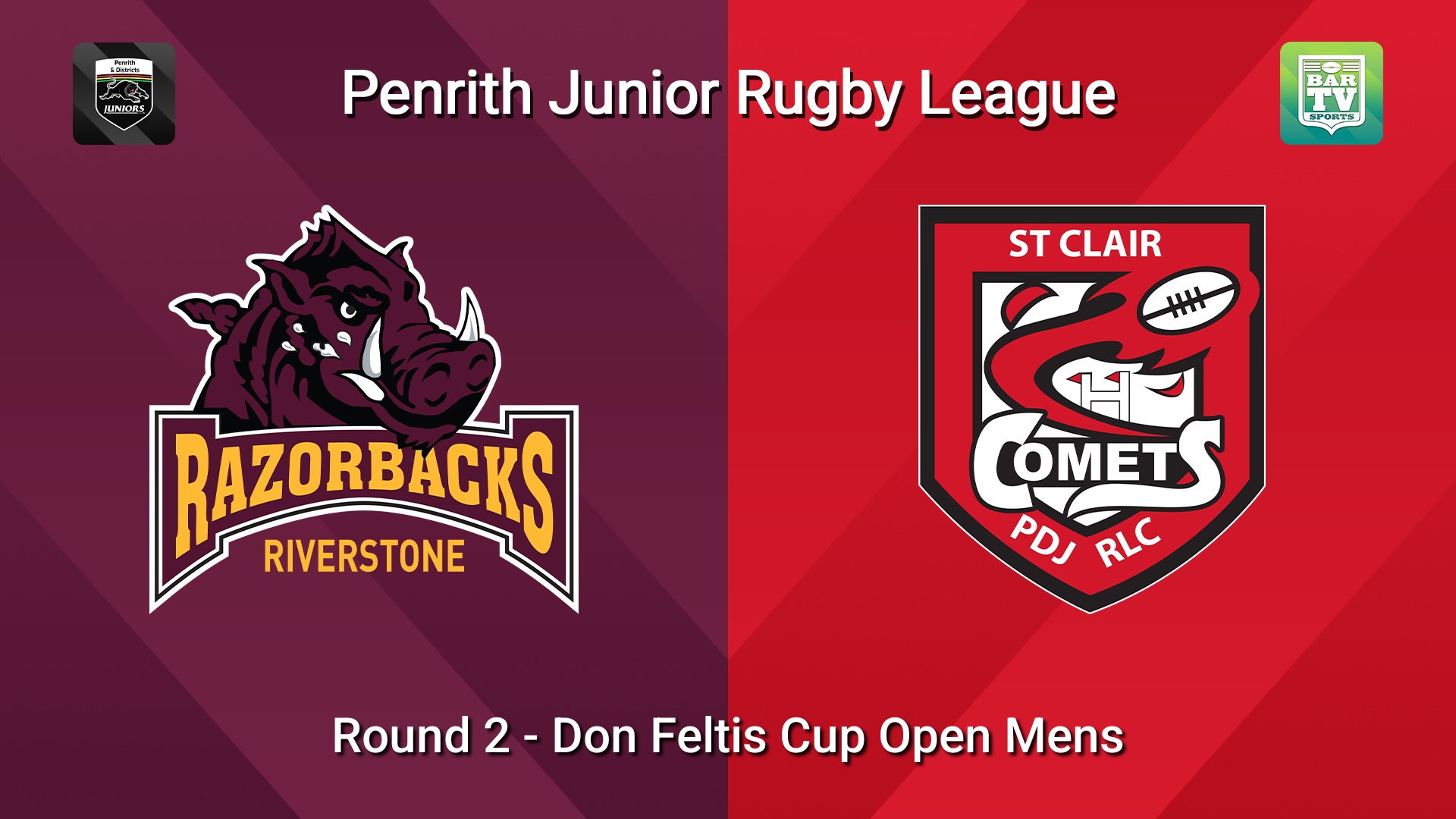 260411-video-Penrith & District Junior Rugby League Round 2 - Don Feltis Cup Open Mens - Riverstone v St Clair Slate Image