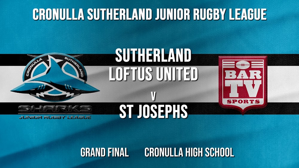 Cronulla JRL Grand Final - U/11s Silver - Sutherland Loftus United v St Josephs Minigame Slate Image