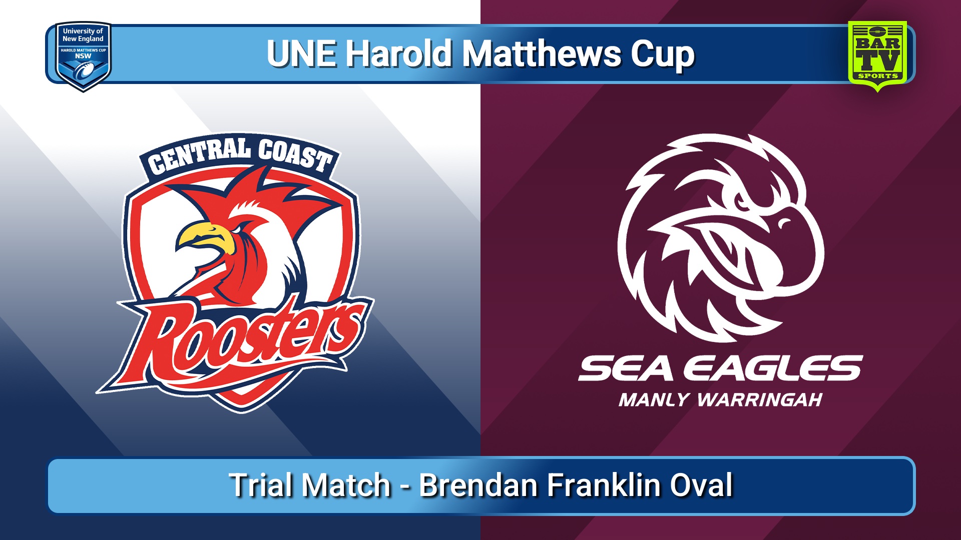 251209-video-UNE Harold Matthews Cup Trial Match - Central Coast Roosters v Manly Warringah Sea Eagles Slate Image