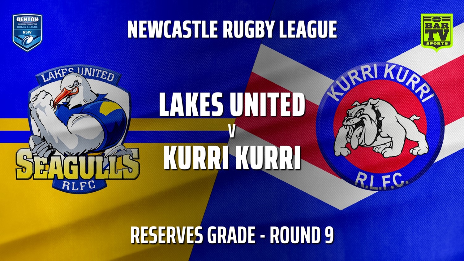 210530-Newcastle Rugby League Round 9 - Reserves Grade - Lakes United v Kurri Kurri Bulldogs Slate Image