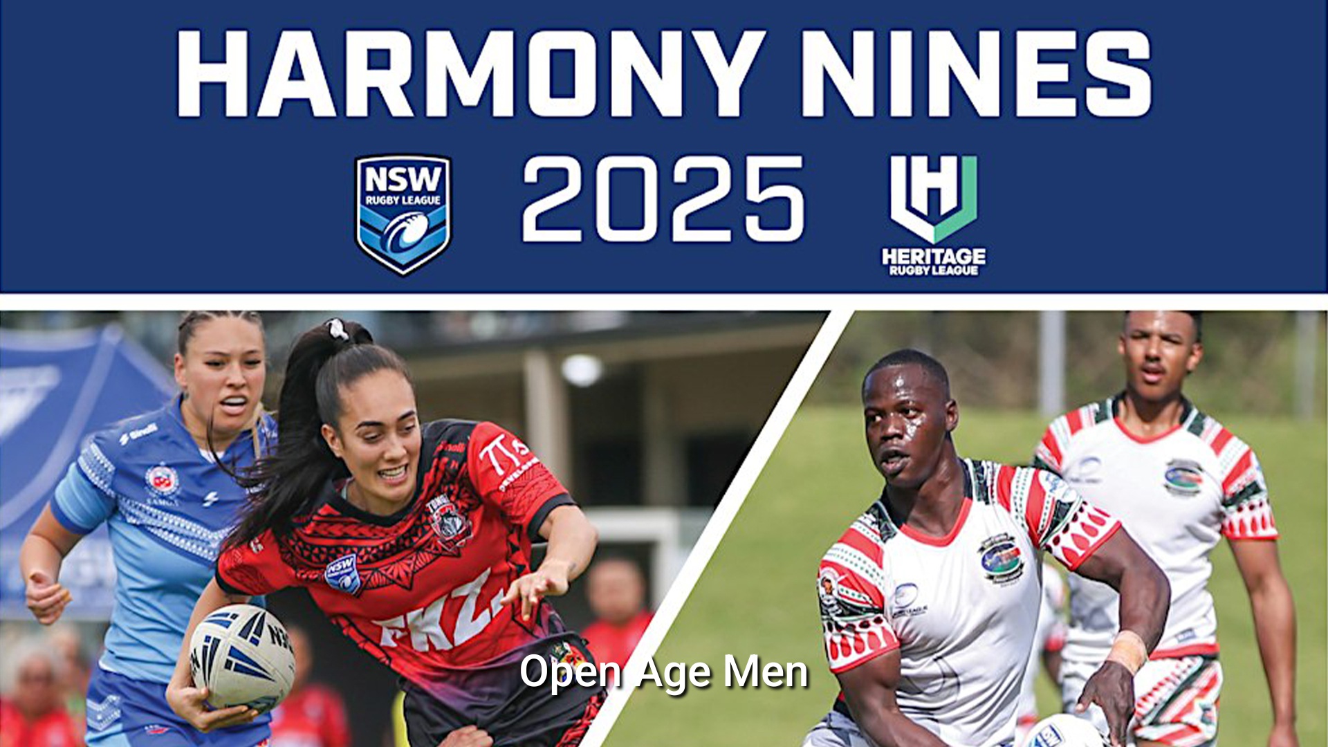 251019-video-Harmony 9's Rugby League Pool A Game 5 - Open Age Women - FIRLA v NSW Nuie Slate Image