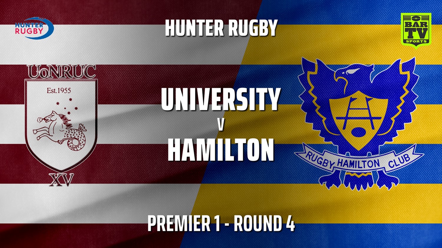 210508-HRU Round 4 - Premier 1 - University Of Newcastle v Hamilton Hawks Minigame Slate Image