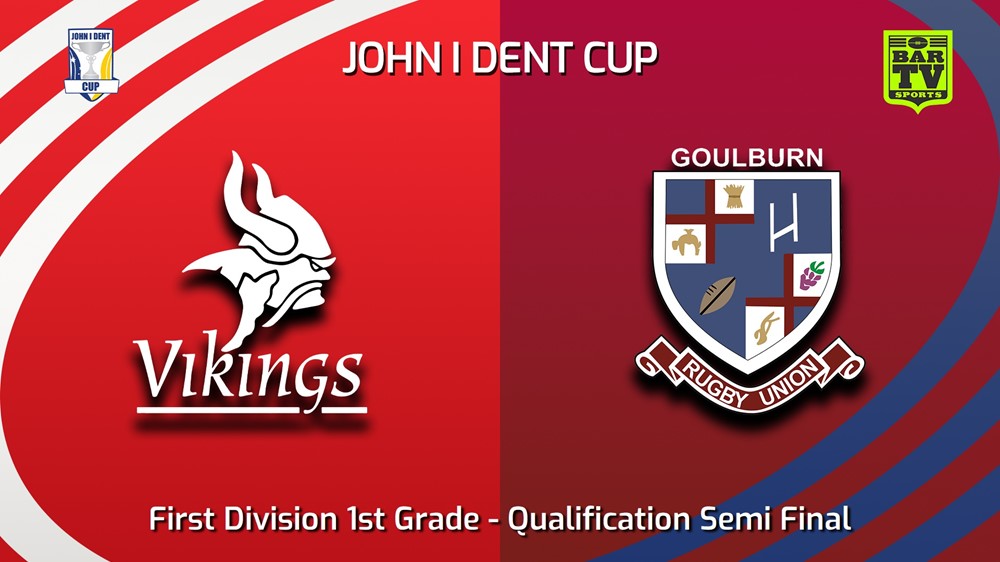 230812-John I Dent (ACT) Qualification Semi Final - First Division 1st Grade - Tuggeranong Vikings v Goulburn Dirty Reds Slate Image