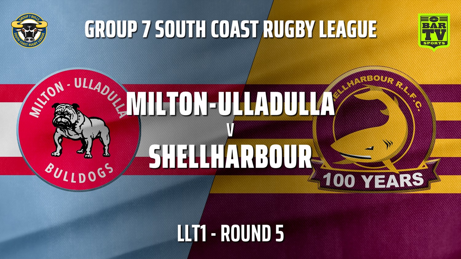 210516-Group 7 RL Round 5 - LLT1 - Milton-Ulladulla Bulldogs v Shellharbour Sharks Slate Image