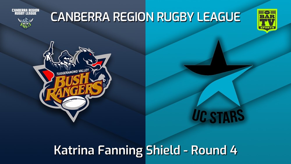 220521-Canberra Round 4 - Katrina Fanning Shield - Tuggeranong Bushrangers v UC Stars Minigame Slate Image