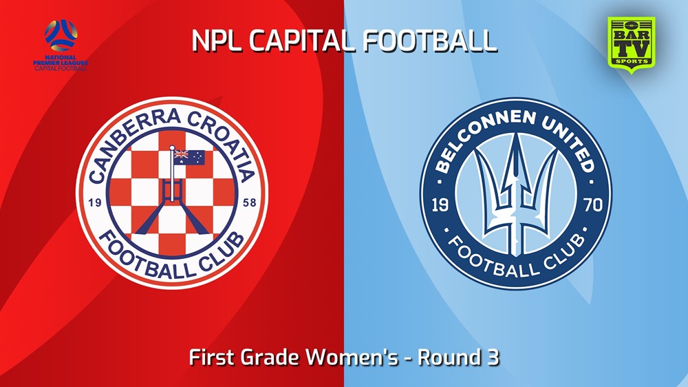 240421-video-Capital Womens Round 3 - Canberra Croatia FC W v Belconnen United W Slate Image