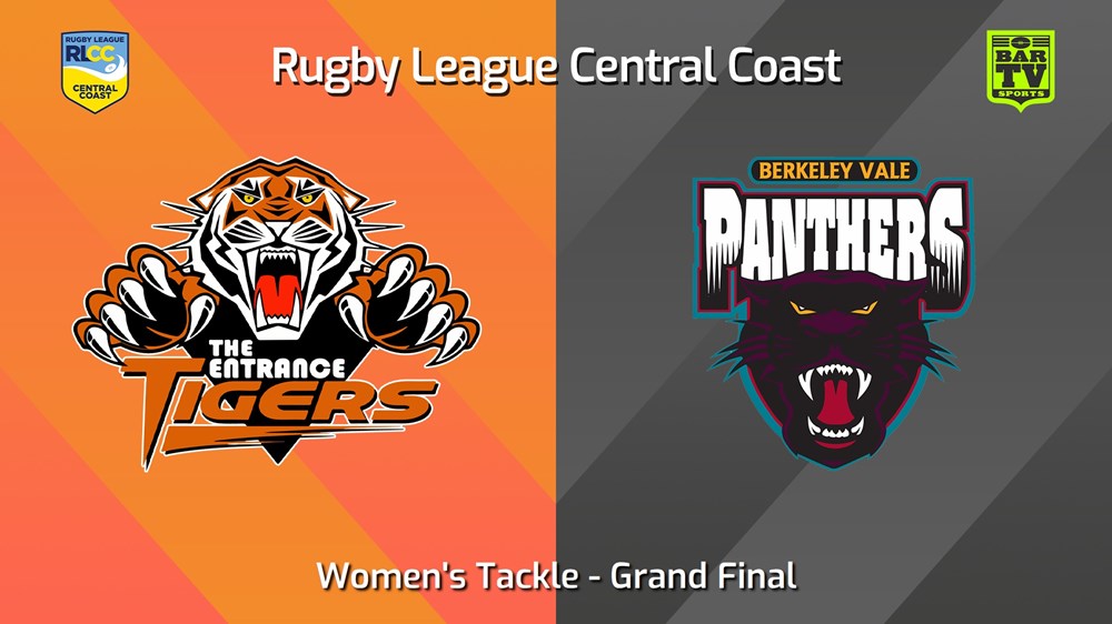 240914-video-RLCC Grand Final - Women's Tackle - The Entrance Tigers v Berkeley Vale Panthers Slate Image