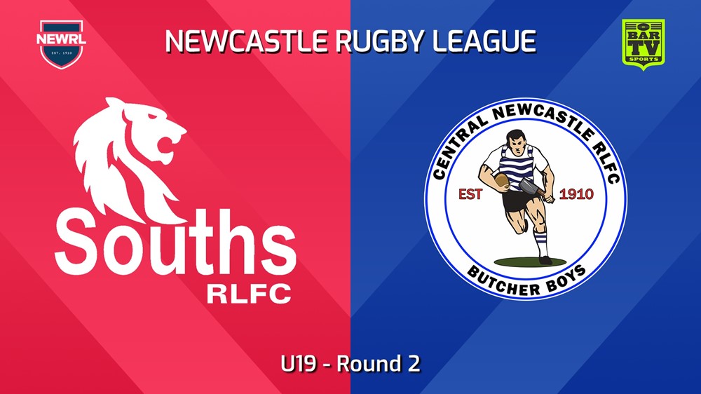 240428-video-Newcastle RL Round 2 - U19 - South Newcastle Lions v Central Newcastle Butcher Boys Slate Image