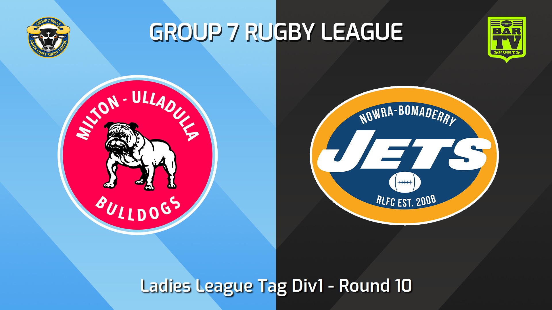 240615-video-South Coast Round 10 - Ladies League Tag Div1 - Milton-Ulladulla Bulldogs v Nowra-Bomaderry Jets Slate Image