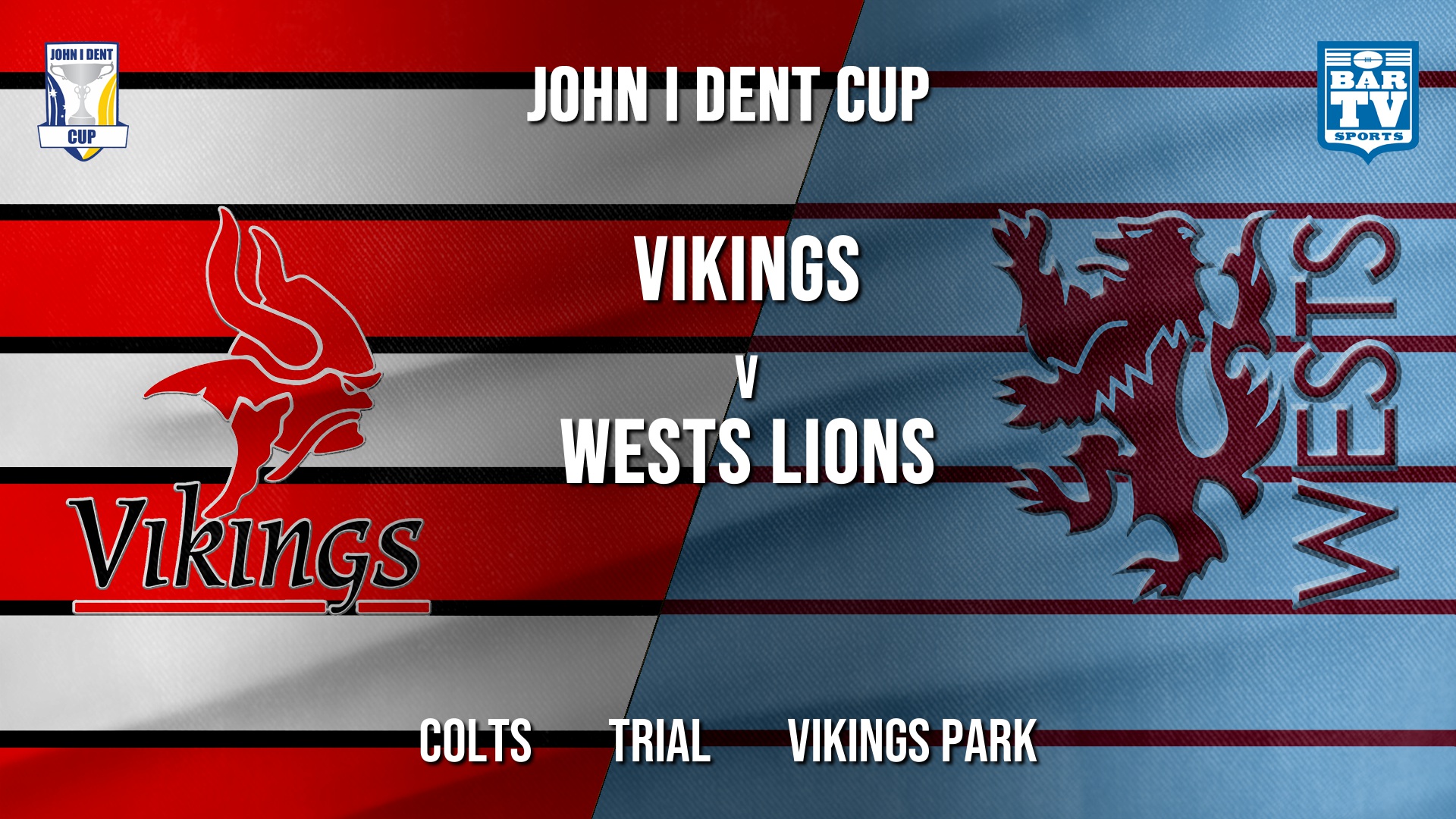 John I Dent Trial - Colts - Tuggeranong Vikings v Wests Lions Slate Image