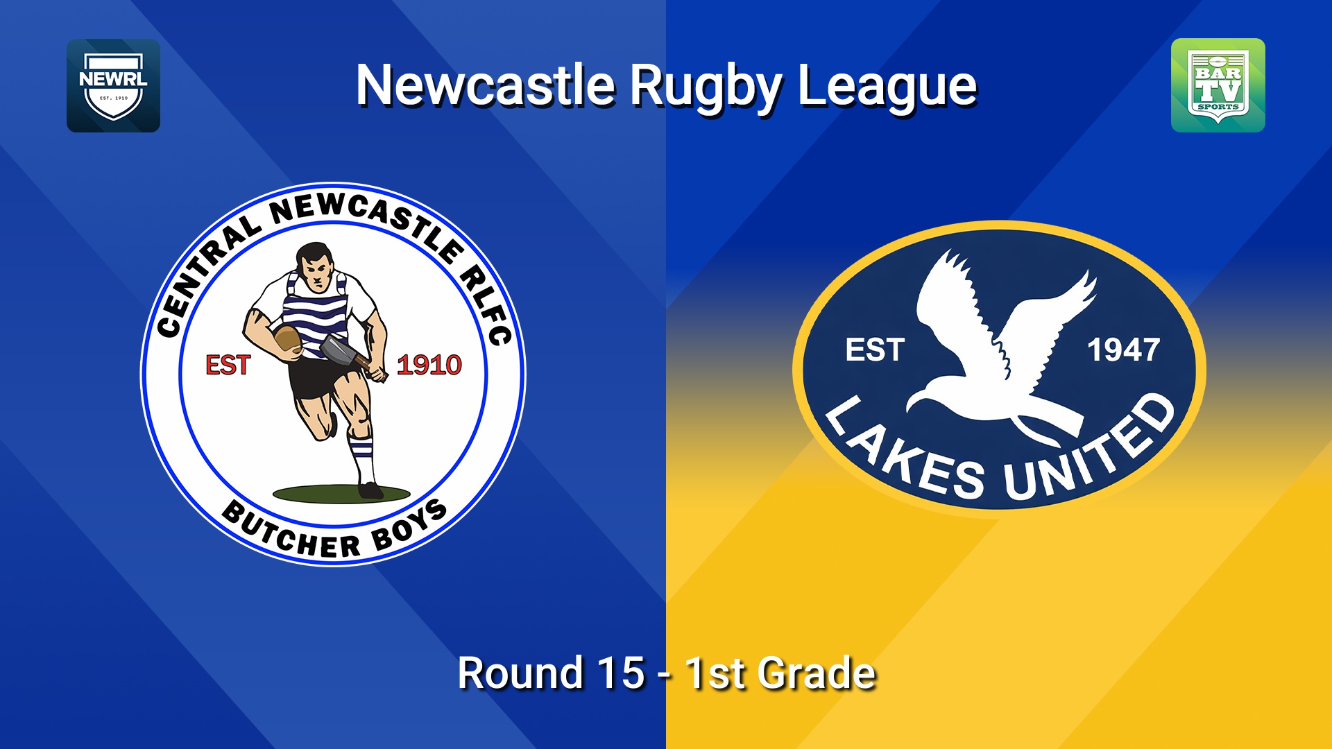 260801-video-Newcastle RL Round 15 - 1st Grade - Central Newcastle v Lakes United Seagulls Slate Image